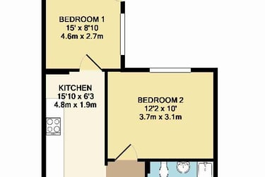 2 bed flat, Bedford Terrace, Near university, Plymouth, PL48EY - Image 2